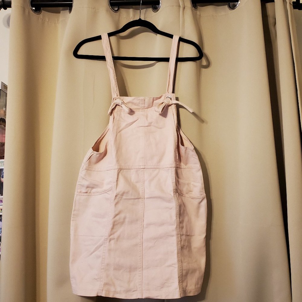 Pink jumper dress